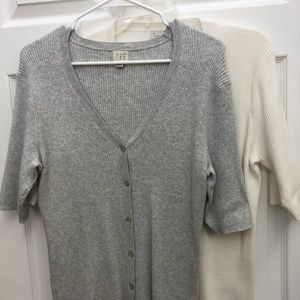 (2) Short Sleeve Cardigans $22 for both!